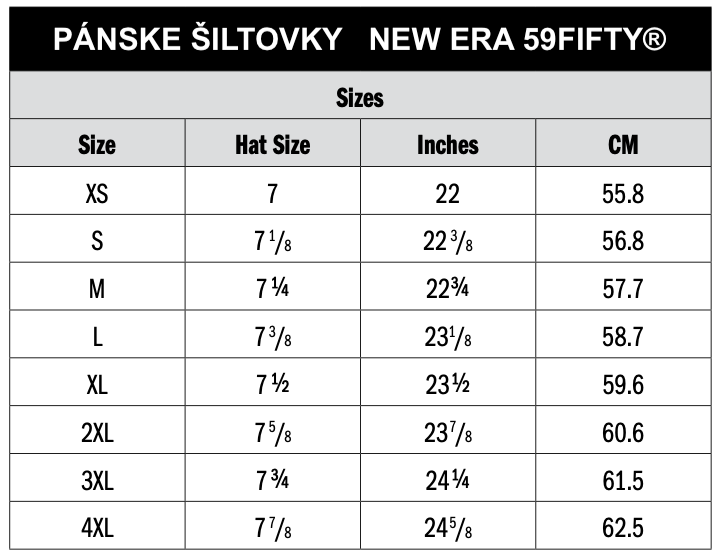 caps 59fifty_H-D size chart